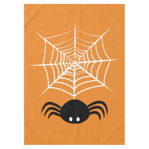 Toalha De Mesa Ilustração Assustadora de Aranha de Halloween