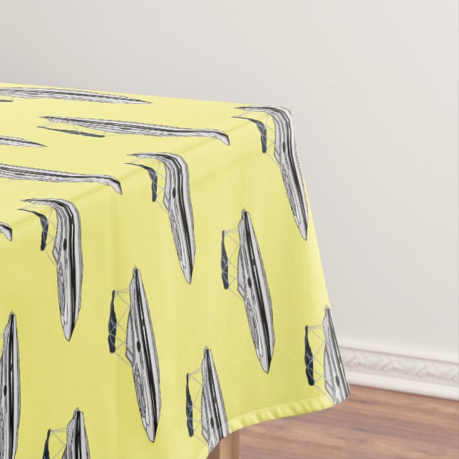 Toalha De Mesa Ilustração de desenho animado a motor (Posição Original)