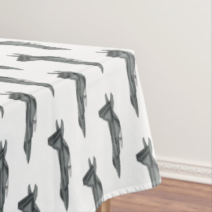Toalha De Mesa Ilustração de desenho animado de aeronaves de comb