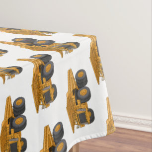 Toalha De Mesa Ilustração de desenho animado de caminhão Haul