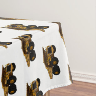 Toalha De Mesa Ilustração de desenho animado de caminhão Haul