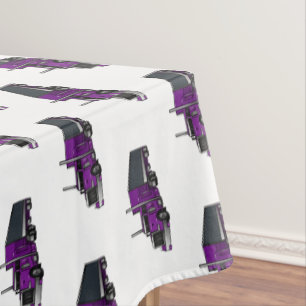 Toalha De Mesa Ilustração de desenho animado de caminhão semirreb