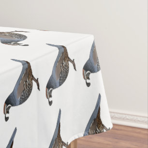 Toalha De Mesa Ilustração de desenho animado de codorniz da Calif