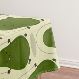 Toalha De Mesa Ilustração de desenho animado de corda de salto