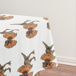 Toalha De Mesa Ilustração de desenho animado de Dilophosaurus