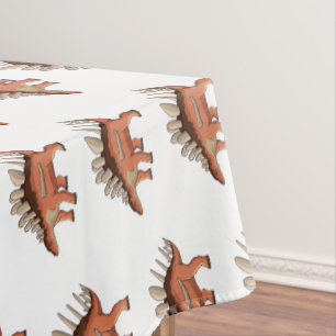 Toalha De Mesa Ilustração de desenho animado de Kentrosaurus