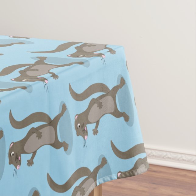 Toalha De Mesa Ilustração de desenho animado de monguose (Posição Original)