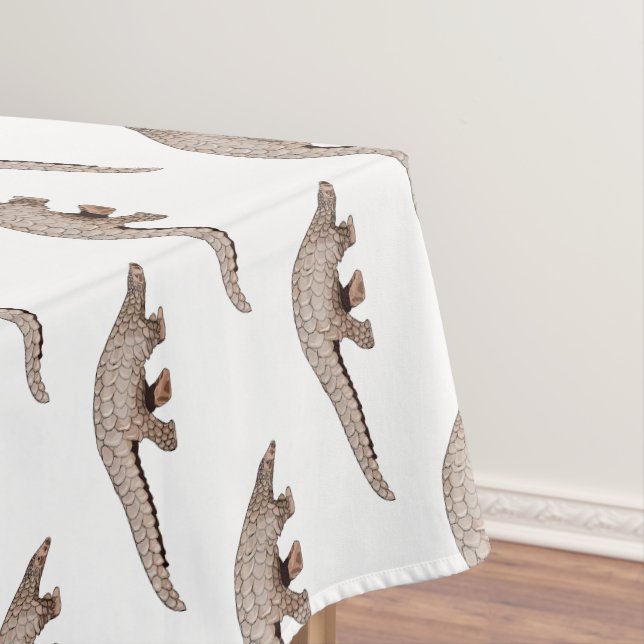 Toalha De Mesa Ilustração de desenho animado de Pangolin (Posição Original)