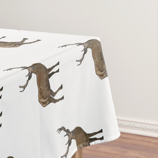 Toalha De Mesa Ilustração de desenho animado de veado (Posição Original)
