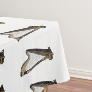 Toalha De Mesa Ilustração de desenho animado Harp