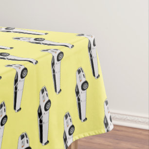 Toalha De Mesa Ilustração de desenho da limusine