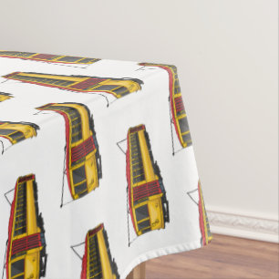 Toalha De Mesa Ilustração de desenho do carrinho de Mata
