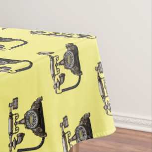 Toalha De Mesa Ilustração de desenho telefônico
