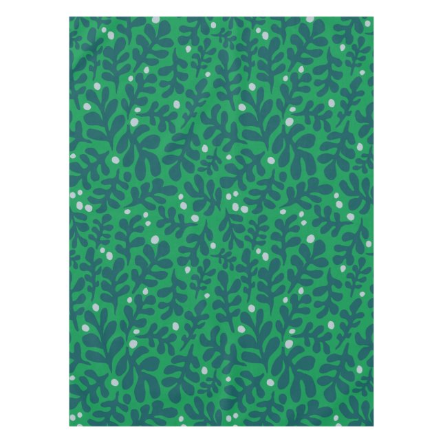 Toalha De Mesa Ilustração de Natal Desenhada à Mão (Frente)