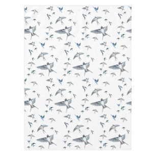 Toalha De Mesa Ilustração Do Bando De Aves De Engorda Voadoras