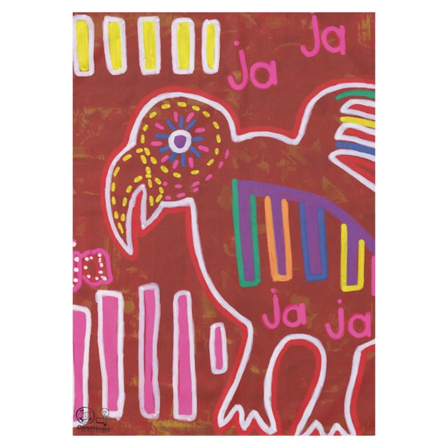 Toalha De Mesa Ilustración de Mola4 (Frente)