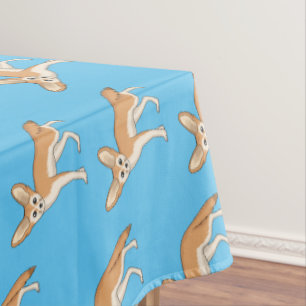 Toalha De Mesa Imagem de desenho animado de fennec fox