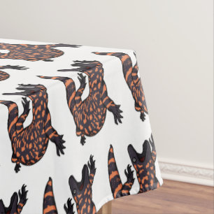 Toalha De Mesa Imagem de desenho animado de lagarto monstro de gi