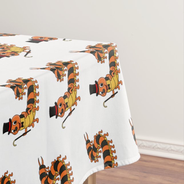 Toalha De Mesa Imagem de desenho animado em centopeia (Posição Original)