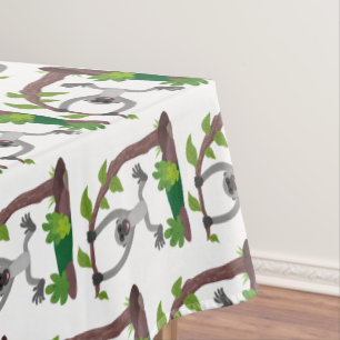 Toalha De Mesa Imagem do desenho animado em forma de fita, feliz