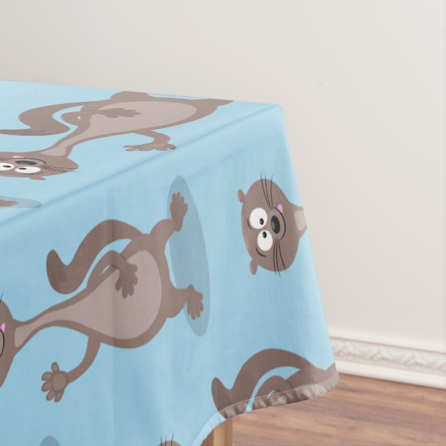 Toalha De Mesa Imagem engraçada de desenho animado (Posição Original)