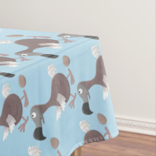 Toalha De Mesa Imagem engraçada de desenho animado de pássaro dod