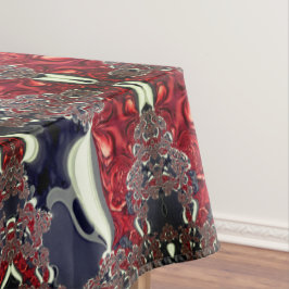Toalha De Mesa Imagem espelhada gerando forma repetida, sobre bra