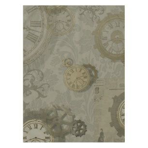 Toalha De Mesa Impressão de colheita verde de oliveira Steampunk