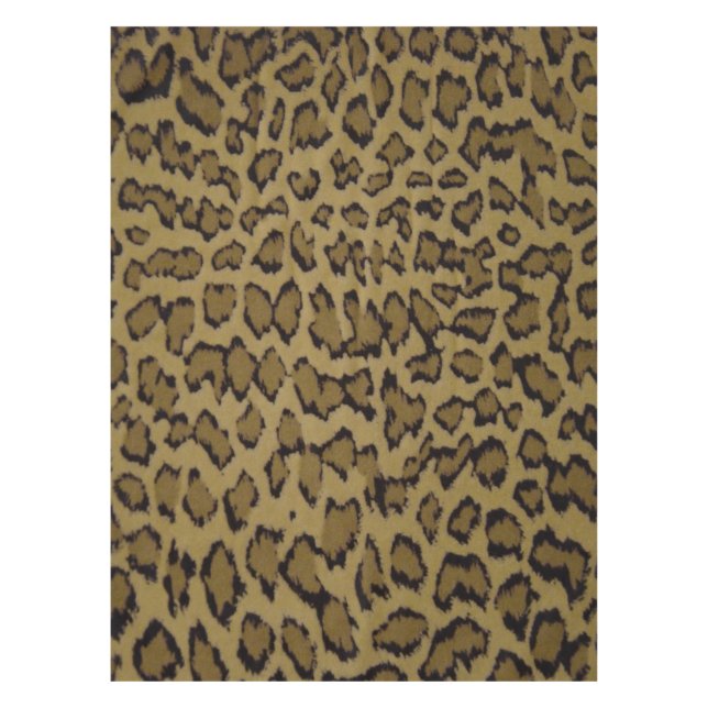 TOALHA DE MESA IMPRESSÃO DE LEOPARDO ANIMAL (Frente)