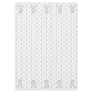 Toalha De Mesa Impressão de Sensibilização do Knit de Chevrons