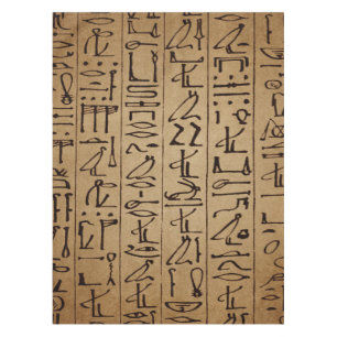 Toalha De Mesa Impressão egípcio do papel dos Hieroglyphics do