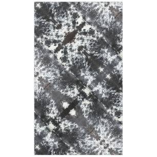Toalha De Mesa Impressão preto e branco do couro