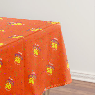 Toalha De Mesa Incrível no 50º aniversário