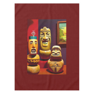 Toalha De Mesa Indoor Tiki Life Ken Gage Art