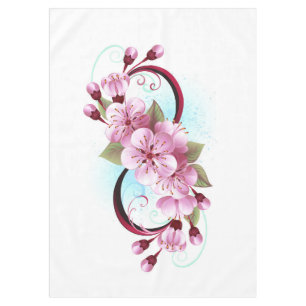 Toalha De Mesa Infinidade com Flores de Flor Sakura