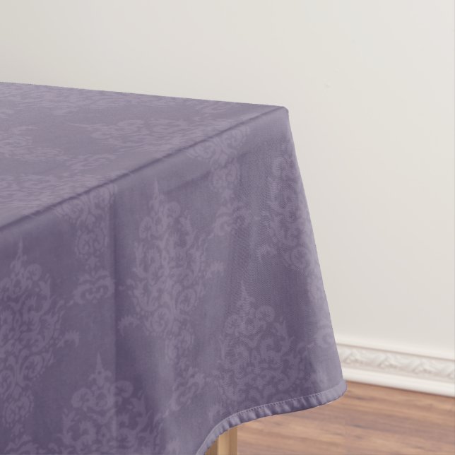 Toalha De Mesa Isqueiro do damasco e roxo mais escuro (Posição Original)