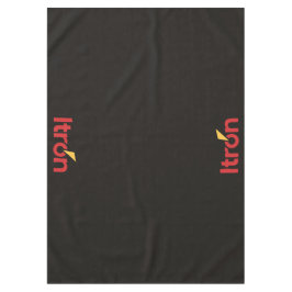 Toalha De Mesa Itron black tablecloth 152 x 213 cm
