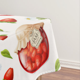 Toalha De Mesa Jam de Morango