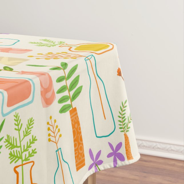 Toalha De Mesa Jardim Como Se Vivesse Para Sempre (Posição Original)