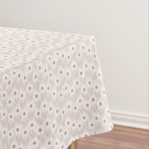 Toalha De Mesa Jardim de Chalkflower Rosa Romântico Suave