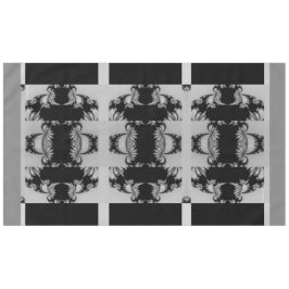 Toalha De Mesa Jardim Fractal cinza A