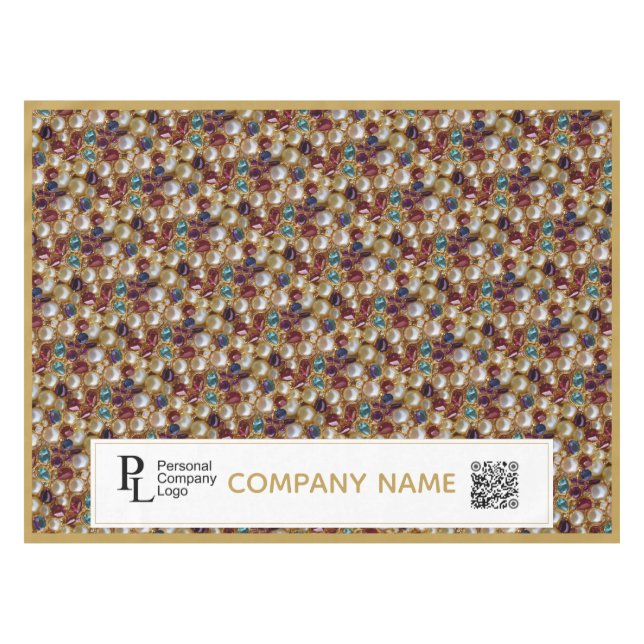 Toalha De Mesa Jewelry Market Stall Promocional Fair Bling (Frente (Horizontal))