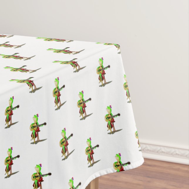 Toalha De Mesa Jogador de Violão Engraçado Tablecloth (Posição Original)