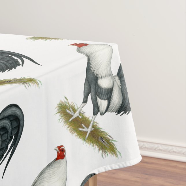 Toalha De Mesa Jogo Americano Silver Blue Gamecock (Posição Original)