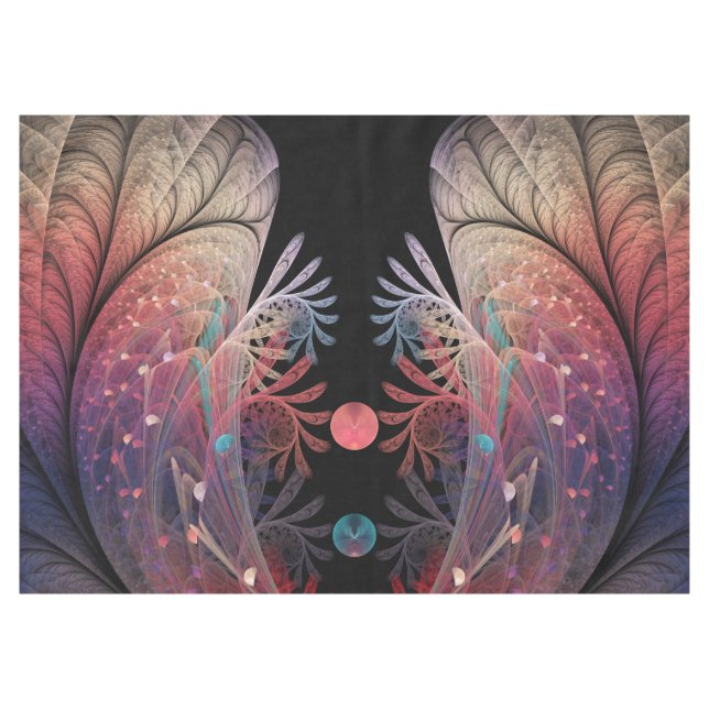 Toalha De Mesa Jonglage Abstrato Modern Fantasy Fractal Art (Frente (Horizontal))