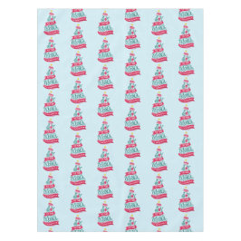 Toalha De Mesa Joy para a tipografia das citações de Natal do Mun