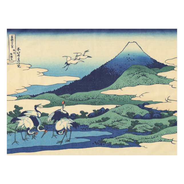 Toalha De Mesa Katsushika Hokusai - Umegawa na província de Sagam (Frente (Horizontal))