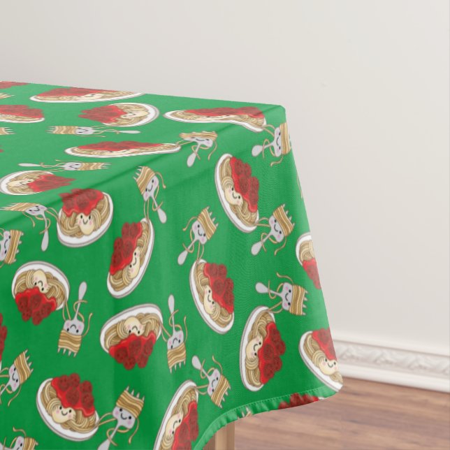 Toalha De Mesa Kawaii, Aniversário de criança de Espaguete Bonito (Posição Original)