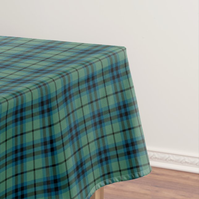 Toalha De Mesa Keith Clan Light Green and Blue Ancian Tartan (Posição Original)