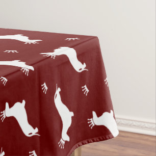 Toalha De Mesa King Short Hair Dachshund - padrão 2